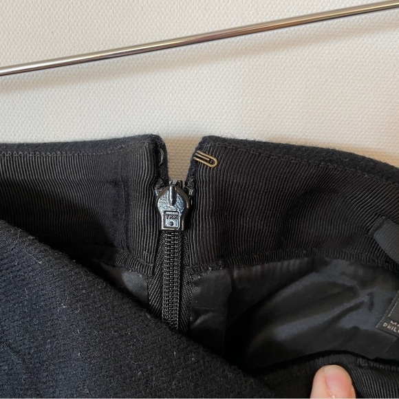 J. Crew Ruffle Wool Mini Skirt - Picture 4 of 7